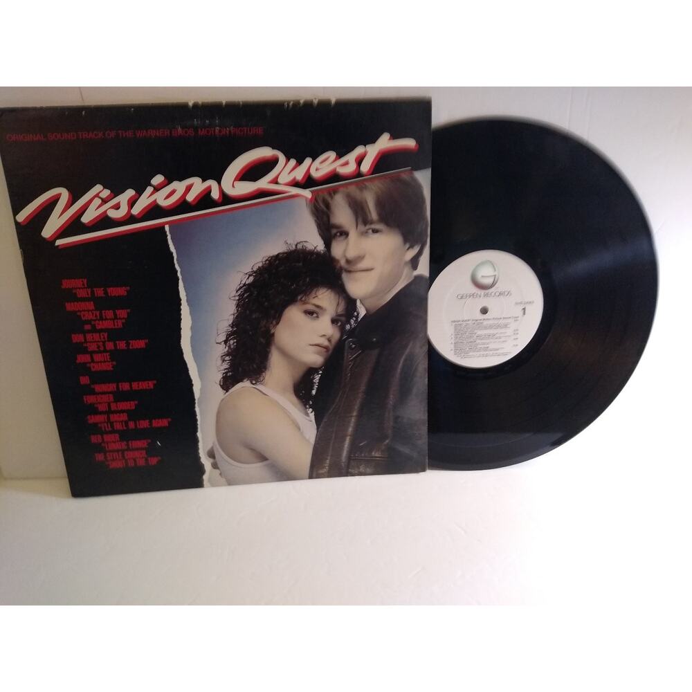 Vision Quest Soundtrack LP Record 1985 Geffen Records Pop Rock 33 RPM